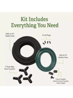 Garden Row Snip-n-Drip Soaker System -Garden Pro Shop 8587042 inclusion