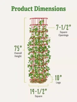 Bean Tower -Garden Pro Shop 8587060 dimensions