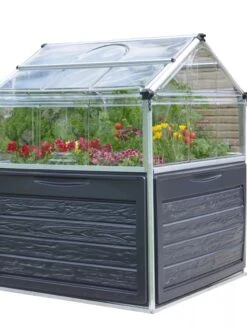 Canopia® By Palram Plant Inn™ Raised Bed Greenhouse, 4' X 4' -Garden Pro Shop 8588308 08V tif