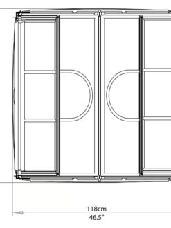 Canopia® By Palram Plant Inn™ Raised Bed Greenhouse, 4' X 4' -Garden Pro Shop 8588803 11V tif