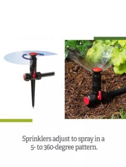 Snip-n-Spray Garden And Landscape Sprinkler System -Garden Pro Shop 8589718 range