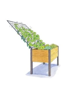 Space-Maker Pivoting Trellis, 4' -Garden Pro Shop 8590247 SMTrellis 4ft tif