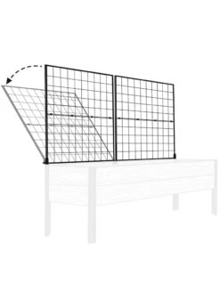Space-Maker Pivoting Trellis, 8' -Garden Pro Shop 8590367 001E psd