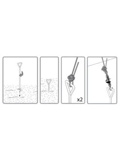 Canopia® By Palram Anchoring Kit For Snap & Grow™ Greenhouse -Garden Pro Shop 8591357 08v