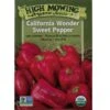 California Wonder Sweet Pepper Organic Seeds -Garden Pro Shop 8594084 9244 tif