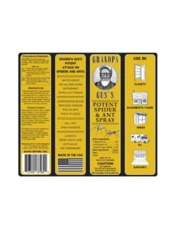 Grandpa Gus's Spider And Ant Repellent Spray 5 Grandpa Gus's Spider And Ant Repellent Spray -Garden Pro Shop 8598588 02V tif