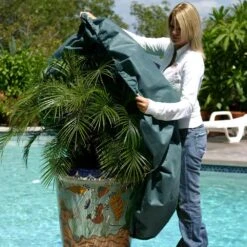 The Planket® Frost Protection Plant Cover, 10' Round 8 The Planket® Frost Protection Plant Cover, 10' Round -Garden Pro Shop 8599102 02V tif