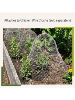 Chicken Wire Cloche Extension 13 Chicken Wire Cloche Extension -Garden Pro Shop 8599107 2