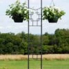 Achla Designs Square-on-Squares Double Pole Trellis -Garden Pro Shop 8599483 01V tif