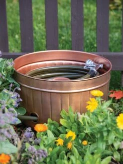 Classic Copper Hose Pot -Garden Pro Shop 8600238 0057