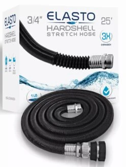 3/4" Elasto Hardshell Stretch Hoses -Garden Pro Shop 8609371 02V tif