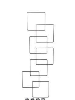 Building Blocks Wall Trellis, 45" -Garden Pro Shop 8610183 3933 tif