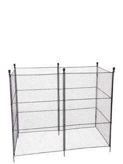 Tall Chicken Wire Critter Fence With Gate -Garden Pro Shop 8611020 1264 tif