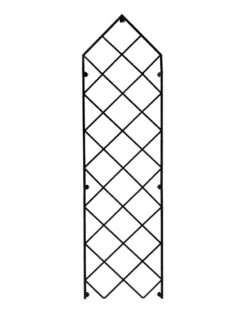Lattice Gable Wall Trellis -Garden Pro Shop 8611130 1000