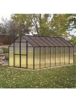MONT Greenhouse, 8' X 16' 5 MONT Greenhouse, 8' X 16' -Garden Pro Shop 8611143 02v monticello greenhouse 8 x 16 black