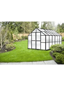 MONT Growers Edition Greenhouse, 8' X 12' -Garden Pro Shop 8611195 12ft growers gh blk