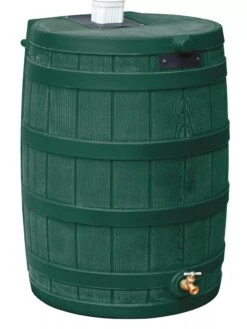 Rain Wizard 50 Gallon Rain Barrel -Garden Pro Shop 8612311 02V jpg