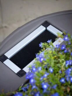 Round Rain Barrel With Planter, 35 Gallons 10 Round Rain Barrel With Planter, 35 Gallons -Garden Pro Shop 8612856BK 06V tif