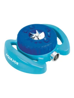 Aqua Joe® AJ-TSSBM Indestructible 9-Pattern Metal Turret Sprinkler -Garden Pro Shop 8612869 02v