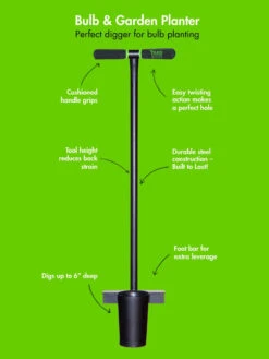 Yard Butler® Long Handled Bulb Planter -Garden Pro Shop 8613157 03v