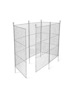 Tall Chicken Wire Critter Fence With Gate -Garden Pro Shop 8613260 6051