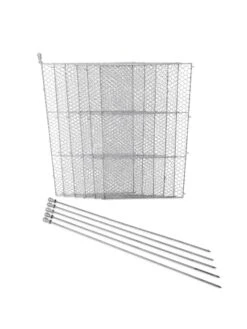 Tall Chicken Wire Critter Fence Extension Panel, Set Of 2 27 Tall Chicken Wire Critter Fence Extension Panel, Set Of 2 -Garden Pro Shop 8613260 6107 1