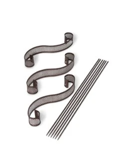 Scroll Linking Stakes, Set Of 3 15 Scroll Linking Stakes, Set Of 3 -Garden Pro Shop 8613321 5899