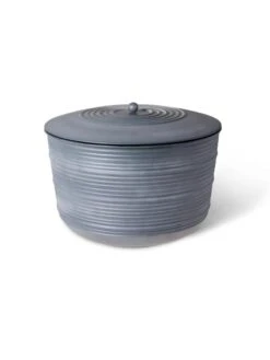 Ribbed Hose Pot With Lid -Garden Pro Shop 8613332 5801
