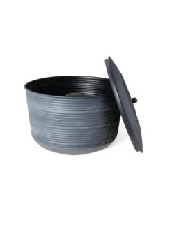 Ribbed Hose Pot With Lid -Garden Pro Shop 8613332 5803