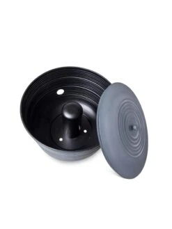 Ribbed Hose Pot With Lid -Garden Pro Shop 8613332 5808