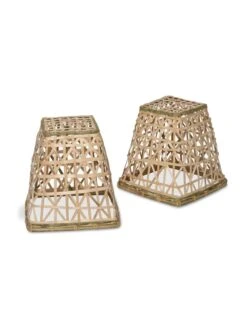 Bamboo Cloche, Set Of 2 -Garden Pro Shop 8613351 4693