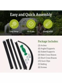 Titan Squash Tunnel -Garden Pro Shop B07932DMCR plantsupport package includes