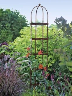 Jardin Round Obelisk, 7' 11 Jardin Round Obelisk, 7' -Garden Pro Shop GS39530 02 tif
